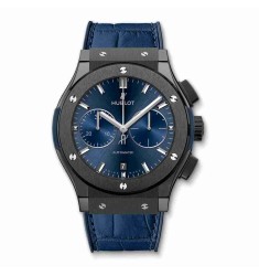 Hublot Classic Fusion Ceramic Blue Chronograph 45mm 521.CM.7170.LR fake watch