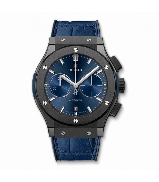 Hublot Classic Fusion Ceramic Blue Chronograph 45mm 521.CM.7170.LR fake watch