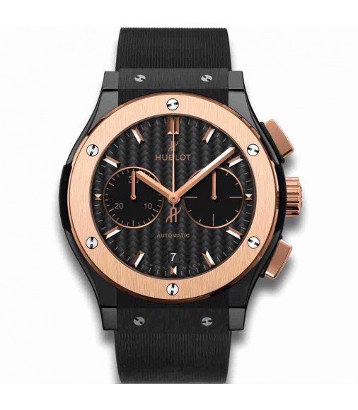 Hublot Ceramic King Gold 45mm Classic Fusion chronographs 521.CO.1781.RX Replica Watch