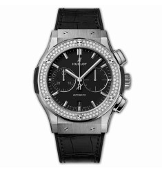 Hublot Chronograph Titanium Diamonds 45mm Classic Fusiones 521.NX.1171.LR.1104 Replica