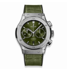 Hublot Classic Fusion Chronograph Titanium Green 45mm 521.NX.8970.LR Replica Watch