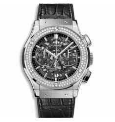 Hublot Classic Fusion Aerofusion Titanium Diamonds 45mm 525.NX.0170.LR.1104 fake