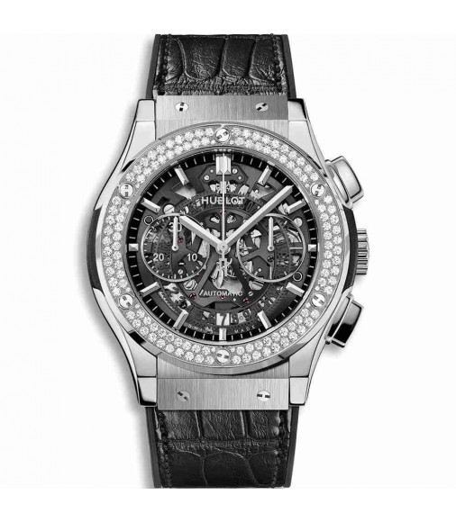 Hublot Classic Fusion Aerofusion Titanium Diamonds 45mm 525.NX.0170.LR.1104 fake