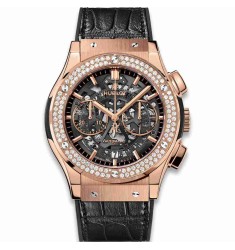 Hublot Classic Fusion Aerofusion King Gold Diamonds 45mm 525.OX.0180.LR.1104 Replica Watch