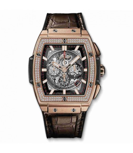 Hublot Spirit Of Big Bang King Gold Diamonds 601.OX.0183.LR.1104 Replica