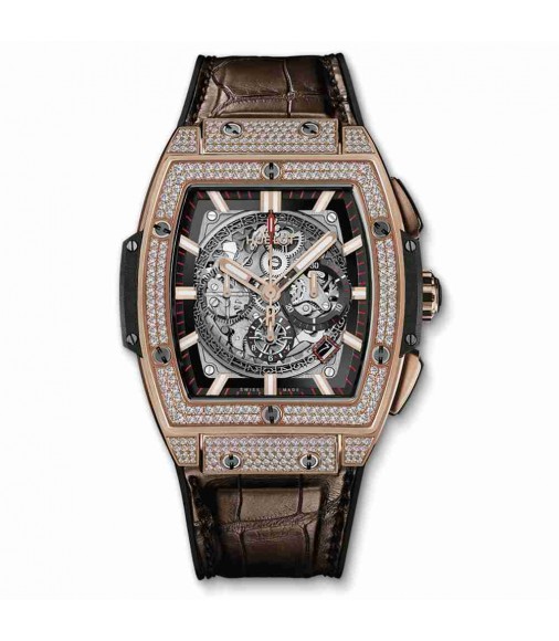 Hublot Spirit Of Big Bang King Gold Pave 601.OX.0183.LR.1704 Replica Watch