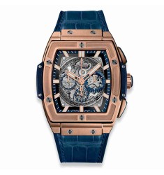 Hublot Spirit of Big Bang King Gold Blue 45mm 601.OX.7180.LR fake watch