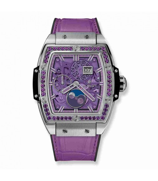 Hublot Spirit Of Big Bang Moonphase Titanium Purple 42mm 647.NX.4771.LR.1205 Replica