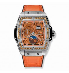 Replica Hublot Spirit Of Big Bang Moonphase Titanium Orange 42mm 647.NX.5371.LR.1206