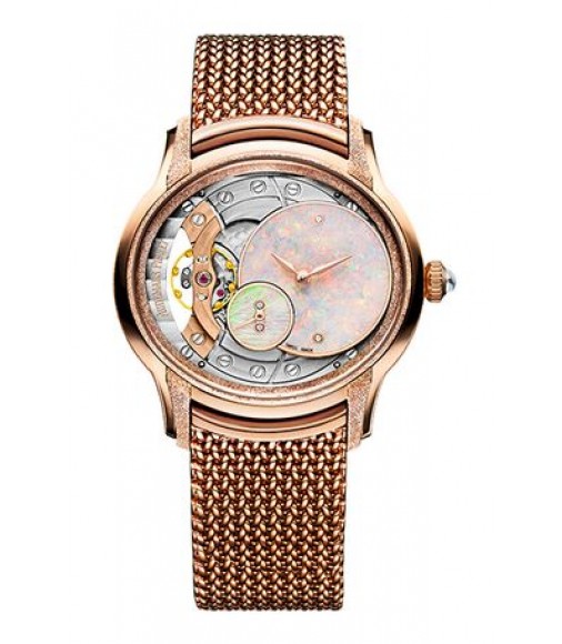 Audemars Piguet Frosted Millenary Gold Opal Dial Rose Gold 77244OR.GG.1272OR.01 Replica Watch