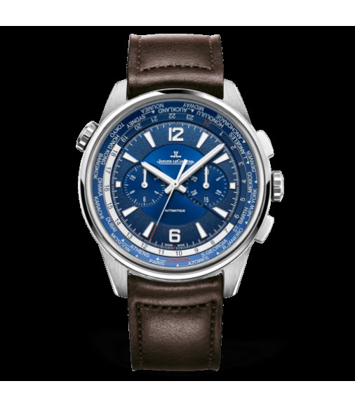 Jaeger-LeCoultre 905T480 Polaris Chronograph WT Titanium/Blue/Calf Imitation