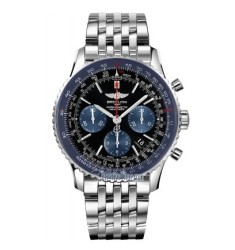 Replica Breitling Navitimer 01 Limited Blue Edition Stainless Steel Mens AB012116/BE09