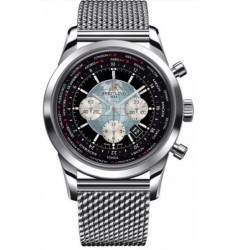 Breitling Transocean Chronograph Unitime Stainless Steel AB0510U4/BB62/152A Replica