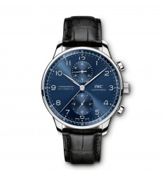 Replica IWC Portugieser Automatic Chronograph Blue Dial Mens IW371491