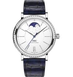 IWC Portofino Automatic Silver Diamond Dial Mens IW459008 fake watch