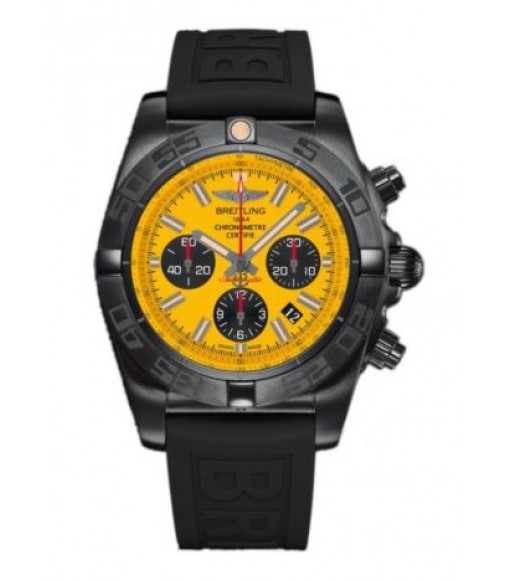 Replica Breitling Chronomat 44 Blacksteel Stainless Steel MB0111C3/I531/262S/M20DSA.2