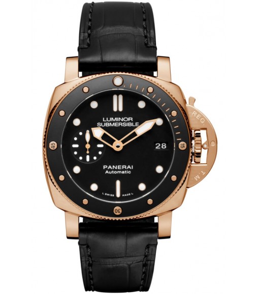 Replica Panerai Luminor Submersible 1950 3 Days Automatic Oro Rosso 42mm PAM00684