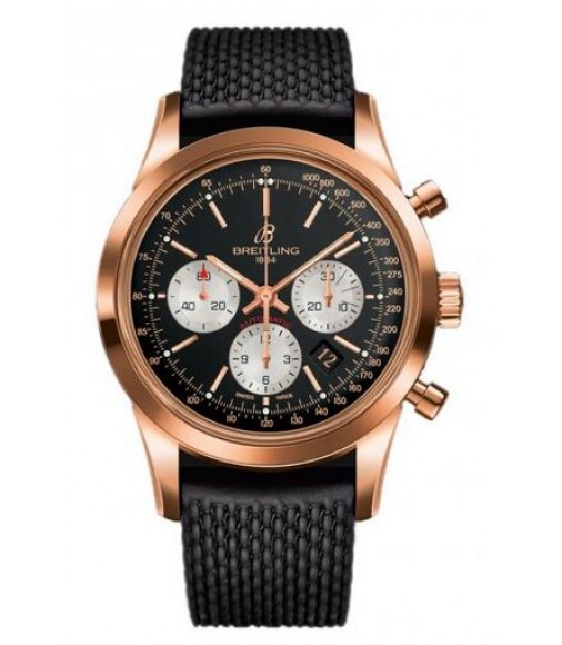 Replica Breitling Transocean Chronograph Rose Gold RB015212/BF15/279S/R20D.3