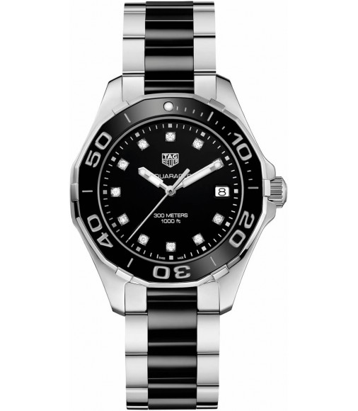 Tag Heuer Aquaracer Black Dial Diamond Ladies replica watch