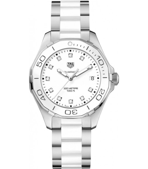 Tag Heuer Aquaracer White Dial Ladies Replica Watch