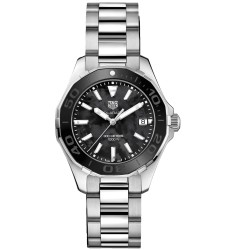 Tag Heuer Aquaracer Black Mother of Pearl Dial Ladies Replica Watch