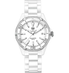 Tag Heuer Aquaracer White Dial Ladies fake watch
