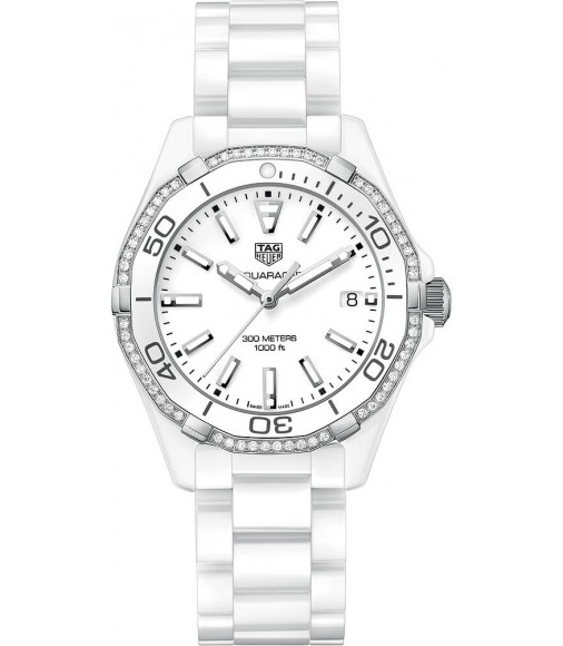 Tag Heuer Aquaracer White Dial Ladies fake watch