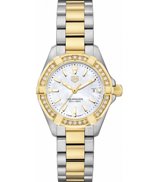 Tag Heuer Aquaracer Ladies 18K Yellow Gold/Steel Replica Watch