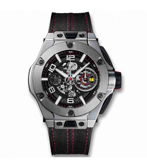 Hublot Big Bang Ferrari Chronograph Unico Titanium 45mm 402.NX.0123.WR fake watch