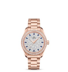 OMEGA De Ville Steel Diamonds 424.10.33.20.52.001 fake watch