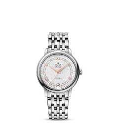OMEGA De Ville Steel/red gold Diamonds 424.20.33.20.52.002 Imitation