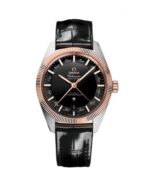 OMEGA Constellation Steel Sedna Gold Annual calendar Replica Watch 130.23.41.22.01.001