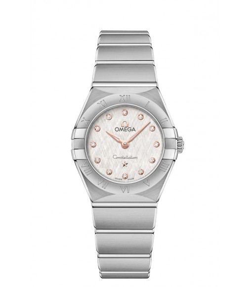 OMEGA Constellation Steel Diamonds Replica Watch 131.10.25.60.52.001