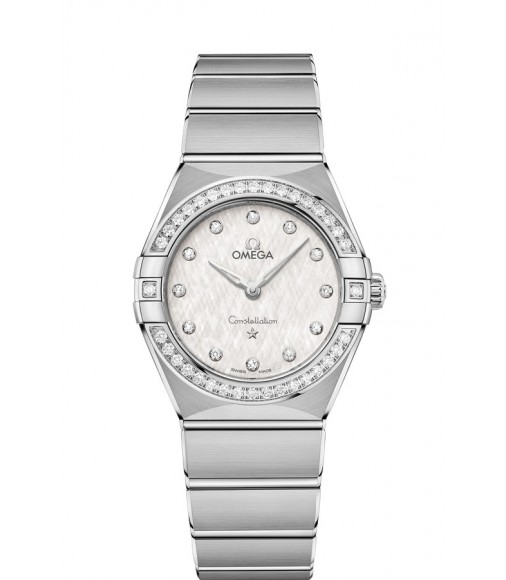 OMEGA Constellation Steel Diamonds Replica Watch 131.15.28.60.52.001