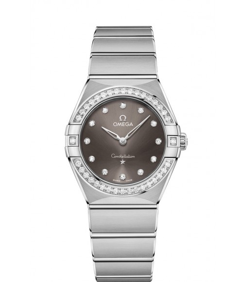 OMEGA Constellation Steel Diamonds Replica Watch 131.15.28.60.56.001