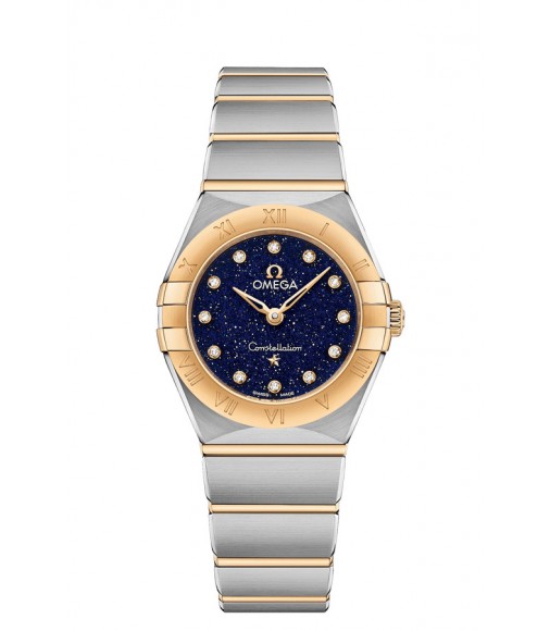 OMEGA Constellation Steel yellow gold Diamonds Replica Watch 131.20.25.60.53.001