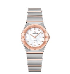 OMEGA Constellation Steel Sedna Gold Diamonds Replica Watch 131.20.25.60.55.001