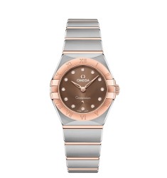 OMEGA Constellation Steel Sedna Gold Diamonds Replica Watch 131.20.25.60.63.001