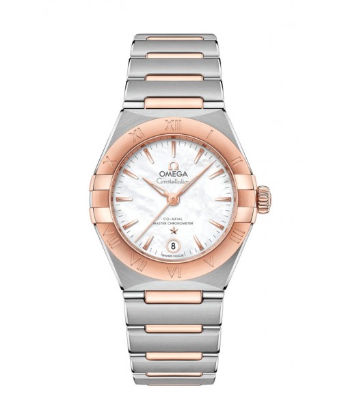 OMEGA Constellation Steel Sedna Gold Anti-magnetic Replica Watch 131.20.29.20.05.001