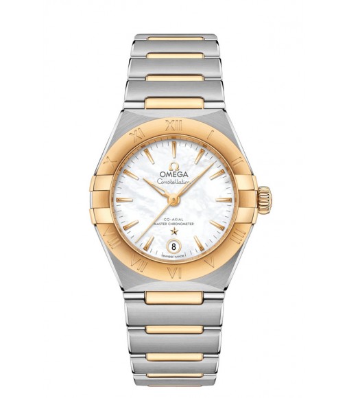 OMEGA Constellation Steel yellow gold Anti-magnetic Replica Watch 131.20.29.20.05.002