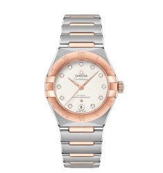 OMEGA Constellation Steel Sedna Gold Anti-magnetic Replica Watch 131.20.29.20.52.001