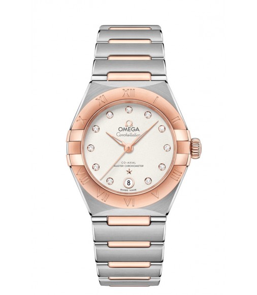 OMEGA Constellation Steel Sedna Gold Anti-magnetic Replica Watch 131.20.29.20.52.001