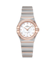 OMEGA Constellation Steel Sedna Gold Diamonds Replica Watch 131.25.25.60.55.001