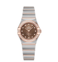 OMEGA Constellation Steel Sedna Gold Diamonds Replica Watch 131.25.25.60.63.001