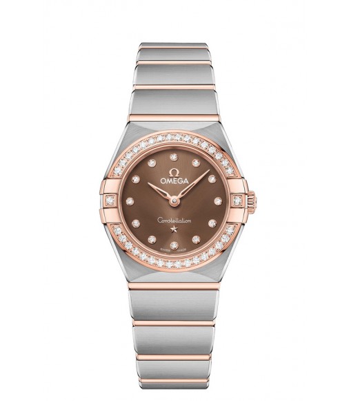 OMEGA Constellation Steel Sedna Gold Diamonds Replica Watch 131.25.25.60.63.001