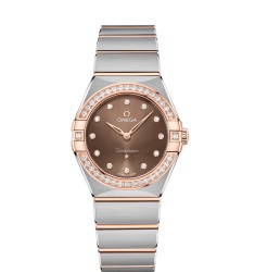 OMEGA Constellation Steel Sedna Gold Diamonds Replica Watch 131.25.28.60.63.001