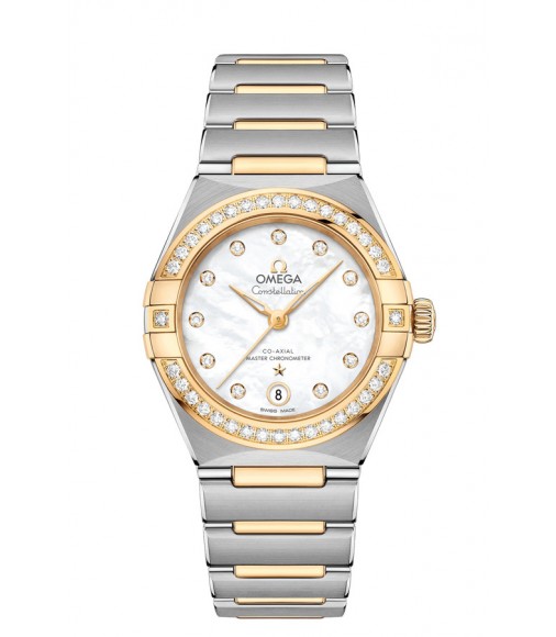 OMEGA Constellation Steel yellow gold Anti-magnetic Replica Watch 131.25.29.20.55.002
