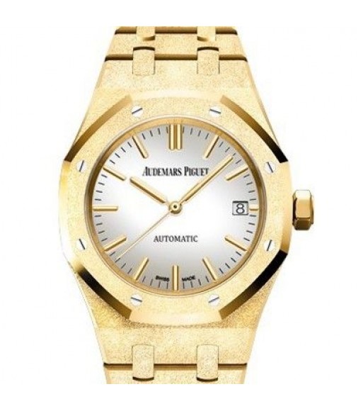 Copy Audemars Piguet Royal Oak Frosted Gold Selfwinding Watch 15454BA.GG.1259BA.02