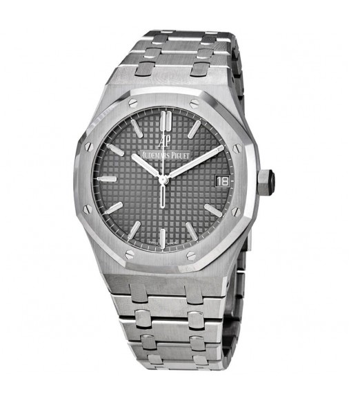 Replica Audemars Piguet Royal Oak Men 41 mm Steel Automatic Grey dial watch 15500ST.OO.1220ST.02