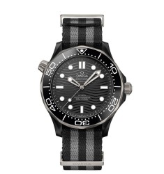 OMEGA Seamaster Black ceramic Anti-magnetic Replica Watch 210.92.44.20.01.002